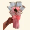 1-rosa-rosada Rosa Eterna Decorada para Regalo