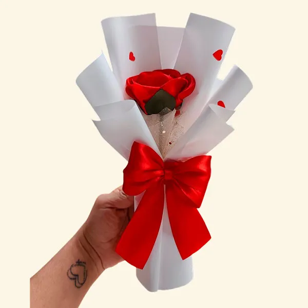rosa eterna decorada para regalo rosa eterna decorada para regalo