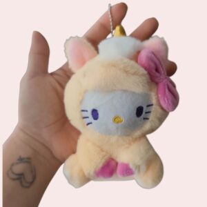 Llavero Peluche Gatito Unicornio
