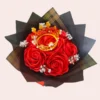 Mini Ramo de Rosas Eternas rojas con Corona