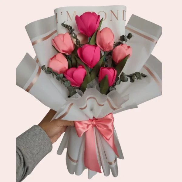 ramo de tulipanes eternos