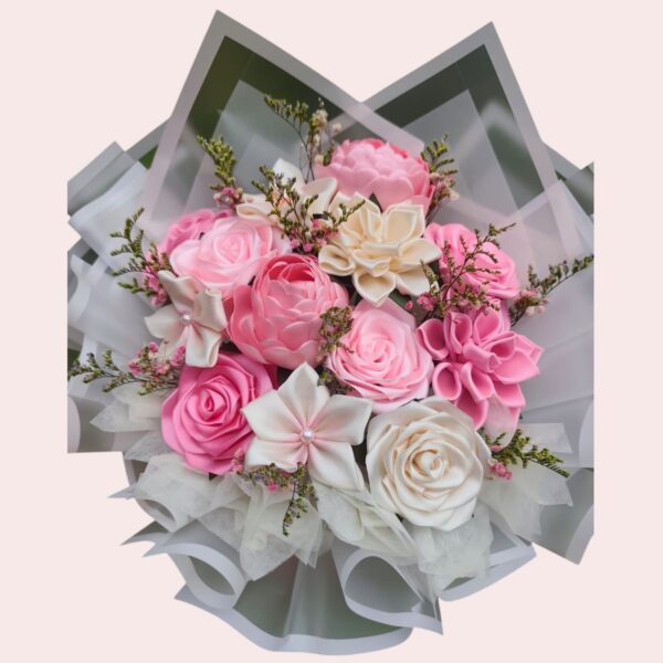ramo-mix-flores-eternas-rosa-blanco-premium