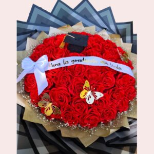 ramo-rosas-eternas-graduacion-birrete ramo-rosas-eternas-graduacion-birrete