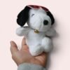 Accesorio kawaii llavero de Snoopy con gafas rojas para mochila Accesorio kawaii llavero de Snoopy con gafas rojas para mochila
